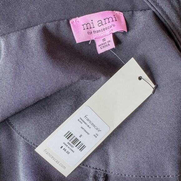 NWT-Miami of Francesca’s, Emilee Drawstring Black Utility Jacket, Women’s Small - Picture 9 of 10